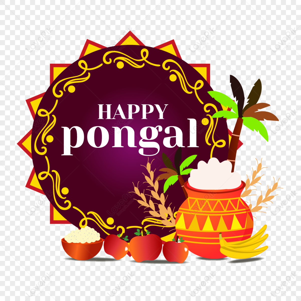 Pongal PNG Transparent Images Free Download | Vector Files | Pngtree