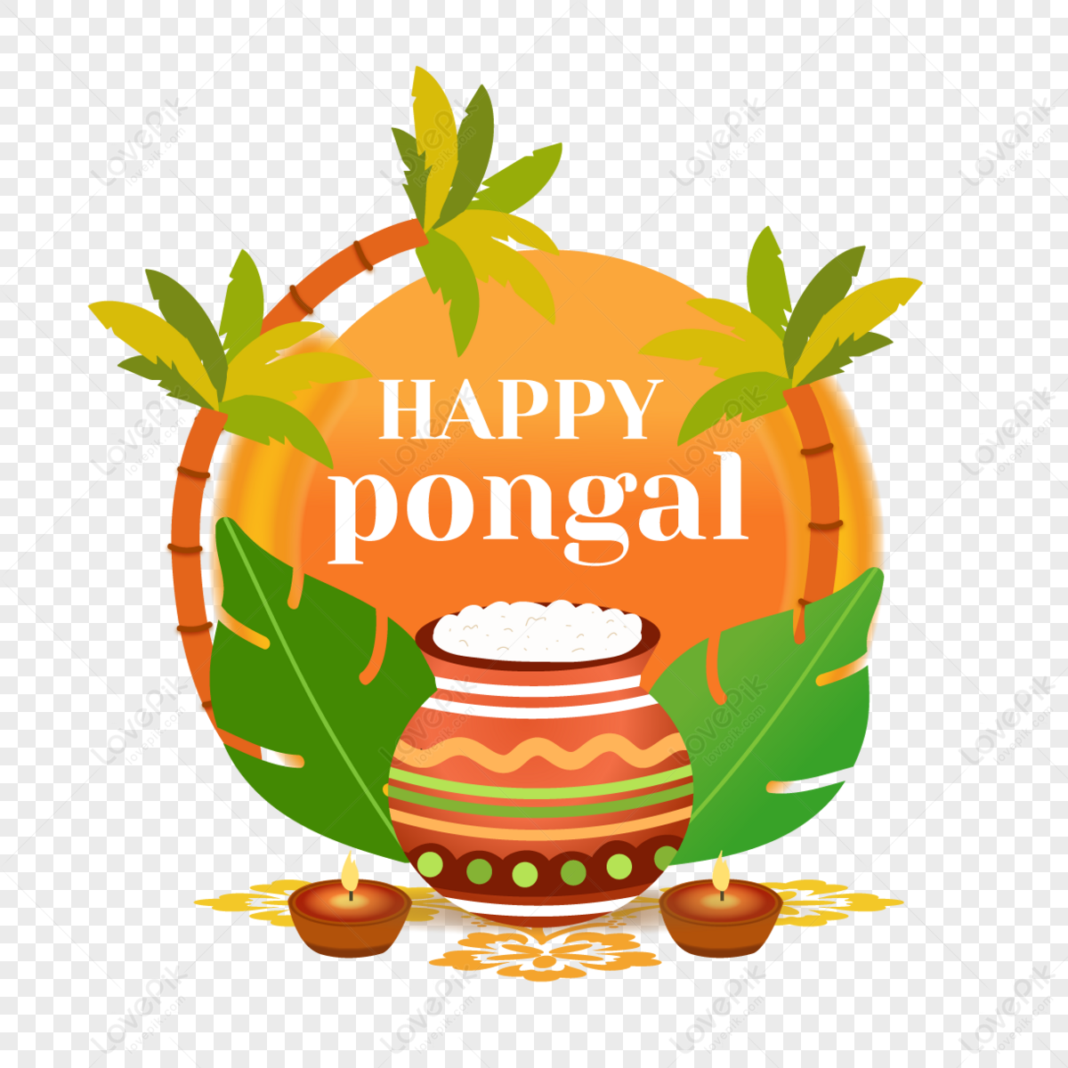 Festival, Thai Pongal, Makar Sankranti, Harvest Festival, Green transparent  background PNG clipart | HiClipart