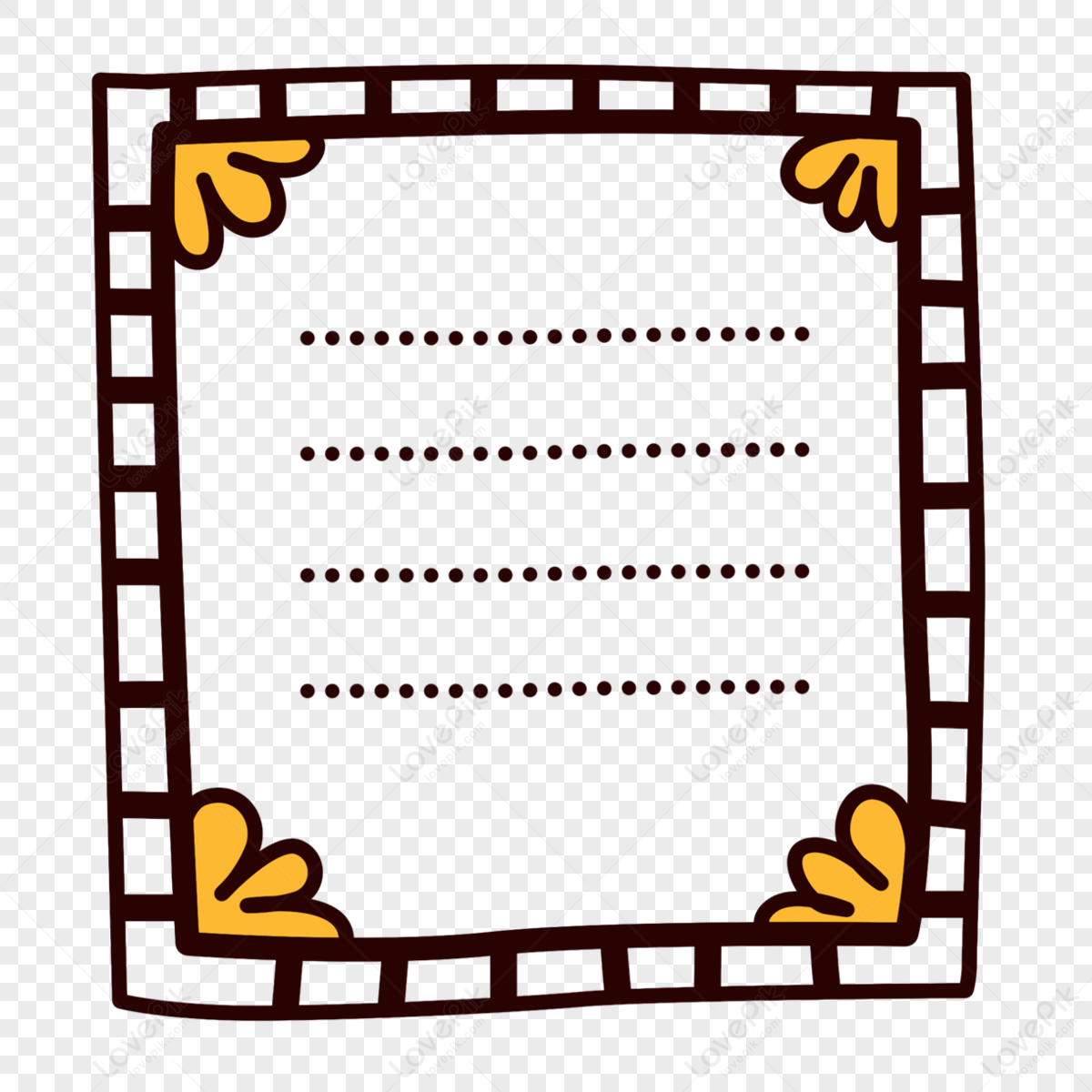 Checkered Frame PNG Images With Transparent Background | Free Download ...