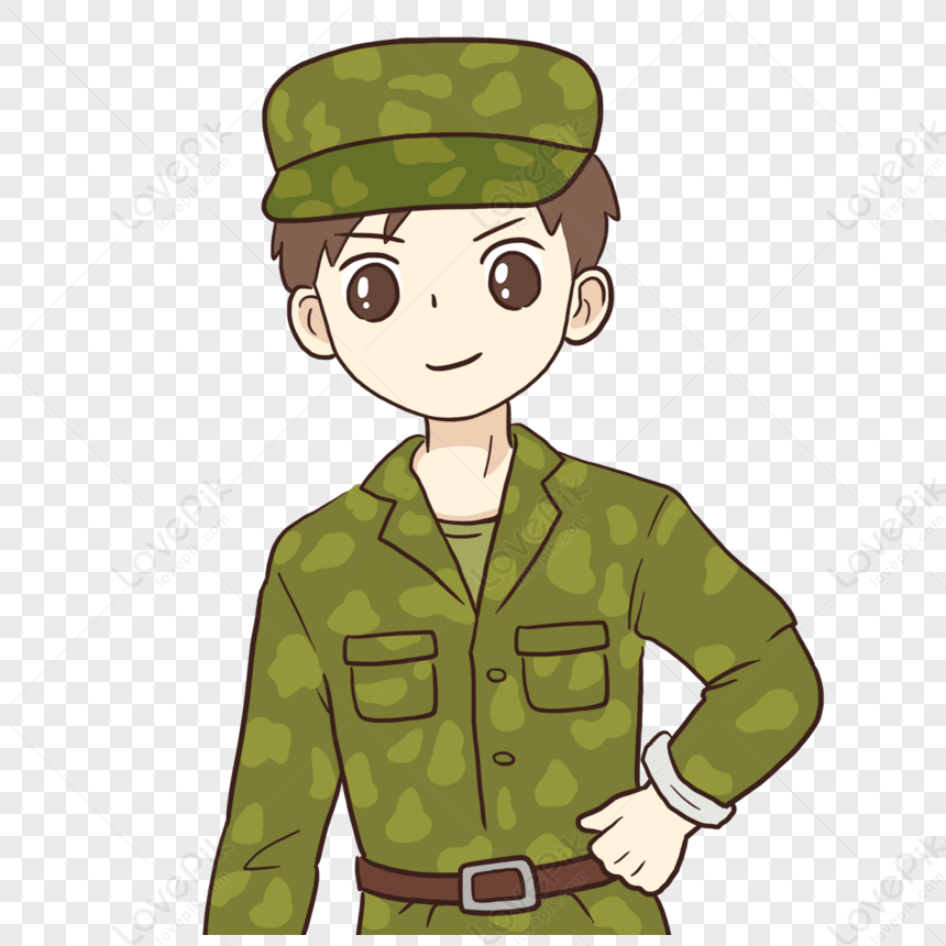 Cute Soldier Army Clipart,the Army,cartoon,military PNG Transparent ...