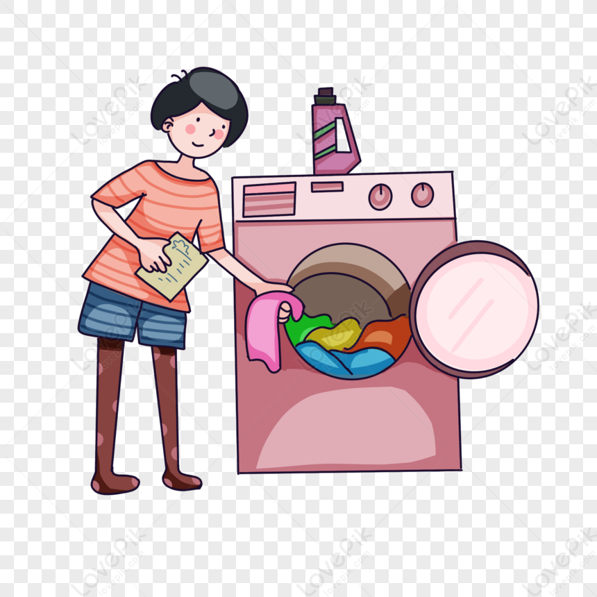 Girl Laundry Clip Art,heart,cloth,edit PNG Picture And Clipart Image ...