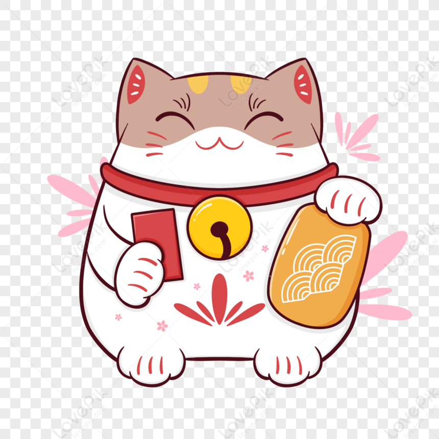 gato de la suerte japonés 19956264 PNG