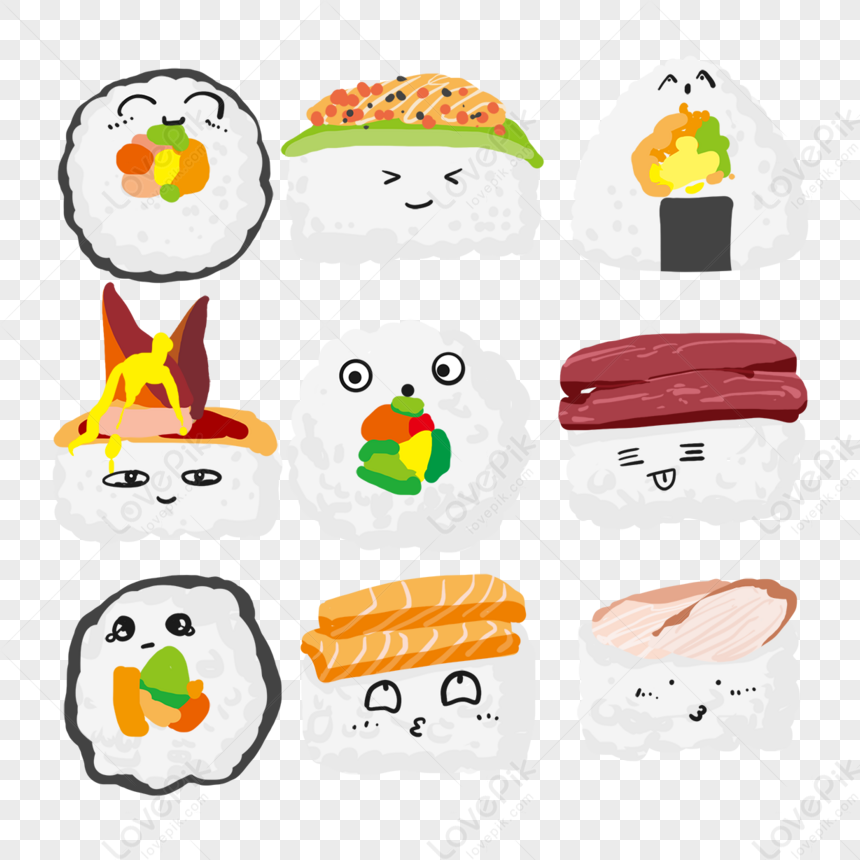 Comida Japonesa PNG, Vectores, PSD, e Clipart Para Descarga