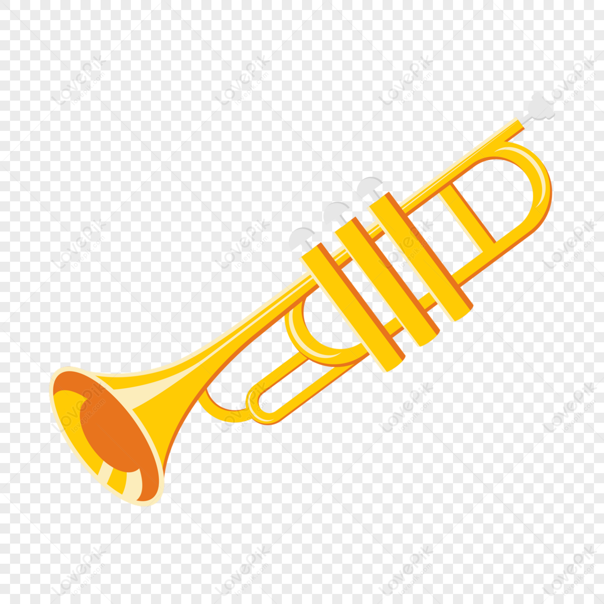 Trumpet Horn PNG Images With Transparent Background | Free Download On ...