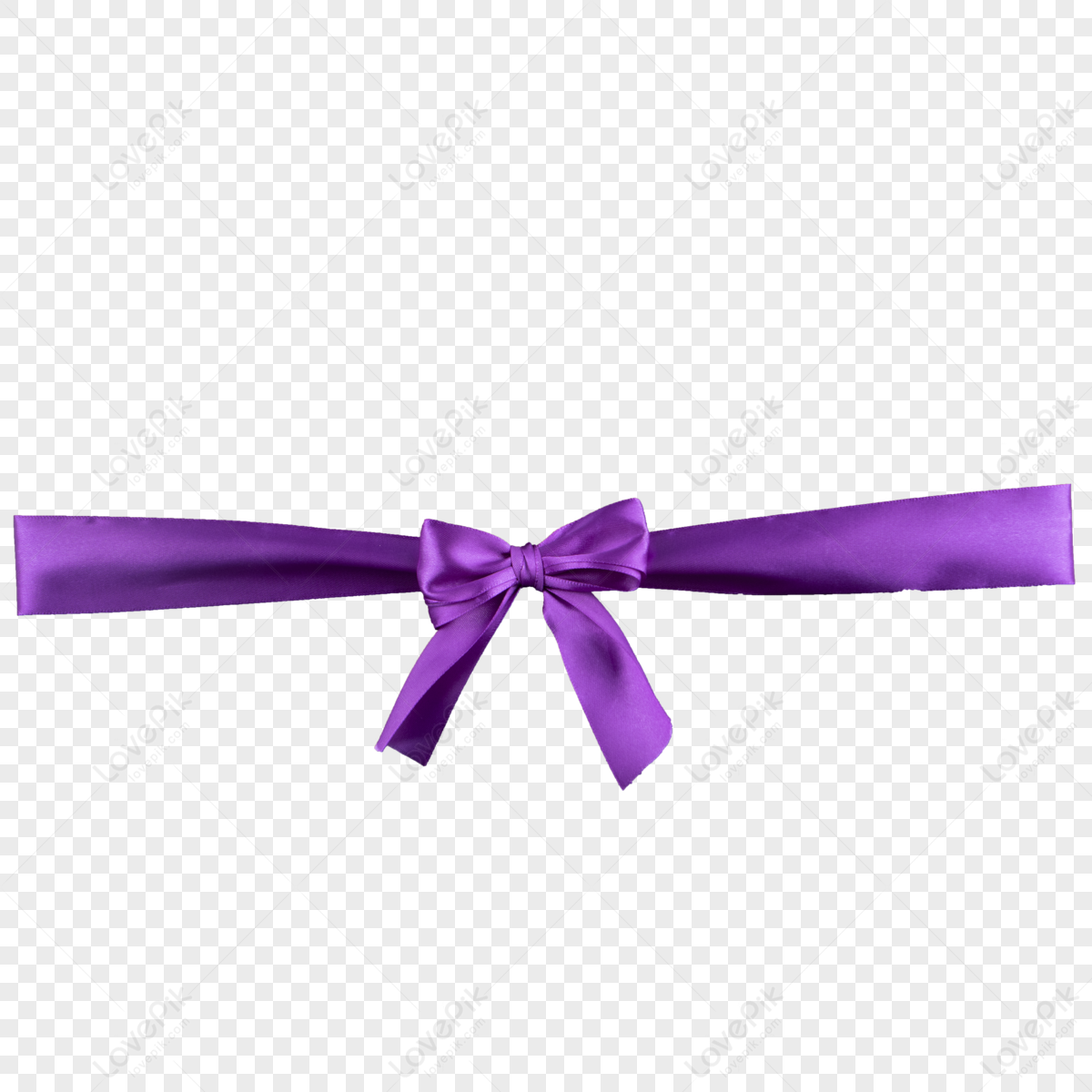 Purple Ribbons PNG Images With Transparent Background