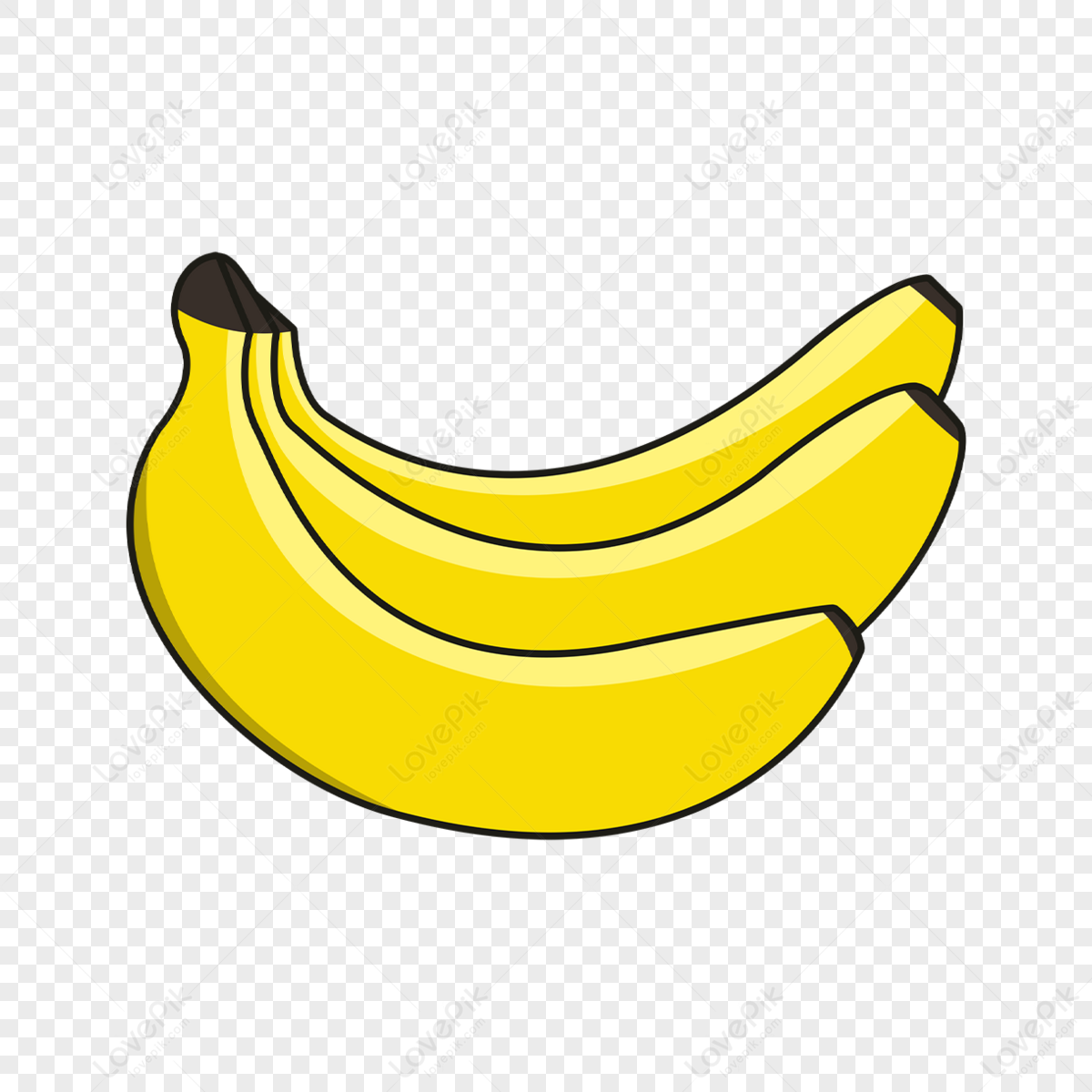 Banana Clipart Yellow Element,fruit,crops,pulp PNG Image And Clipart ...