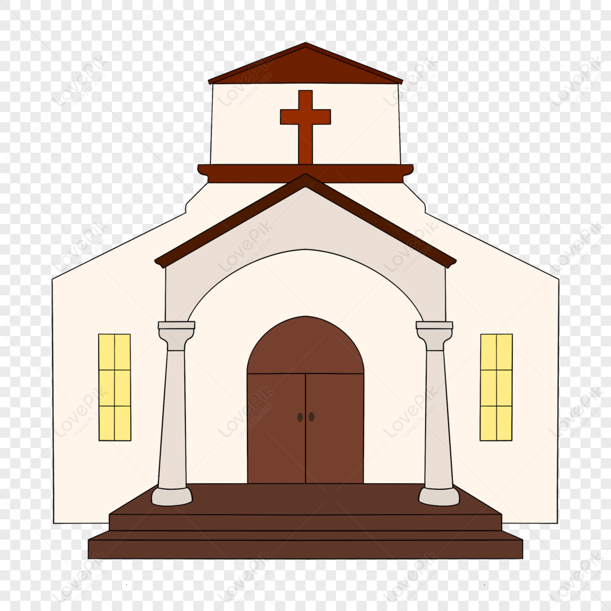 Brown Cathedral Clipart Church Clipart,faith,churches,traditional PNG ...