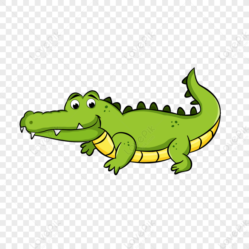 Crocodile Clipart Green Skin Crocodile,carnivores,limbs,dangerous ...