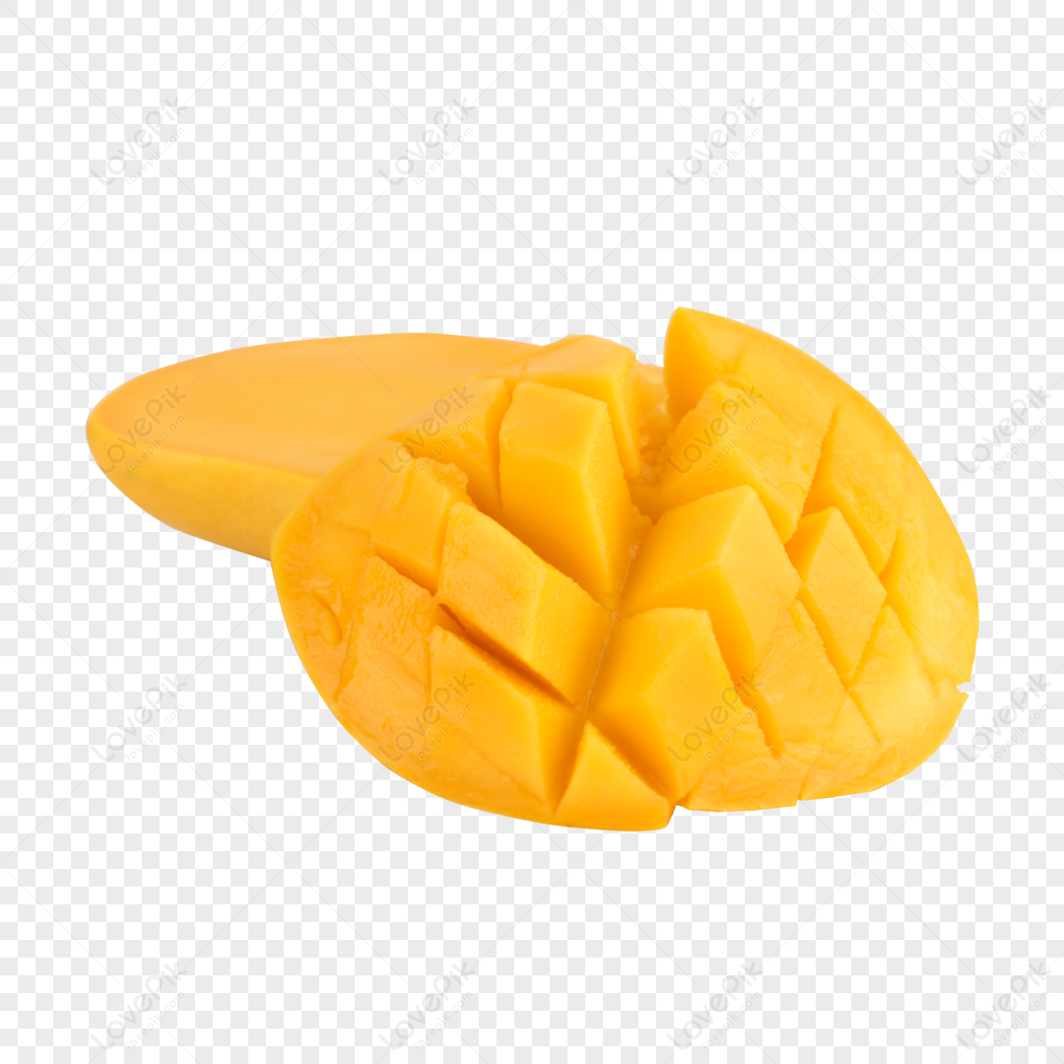 delicious sliced <b>mango</b>,healthy,lumpy fruit,mangifera indica. natural vegeta...