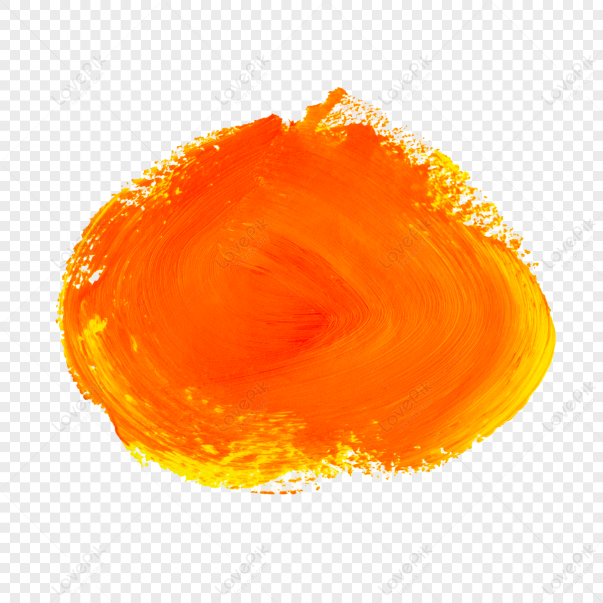 painting-orange-brush-color-paint-colour-gradient-irregular-png-picture