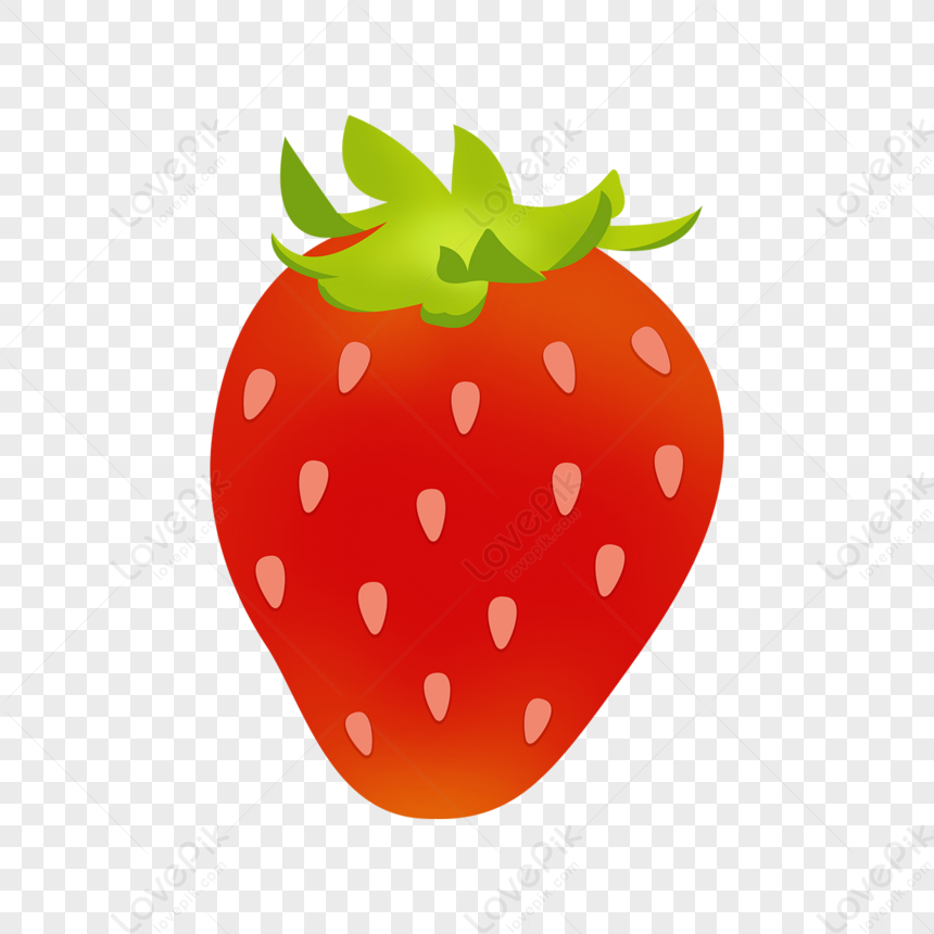 Pink Cartoon Strawberry Clipart Elements,berries,crops,crop PNG Hd ...