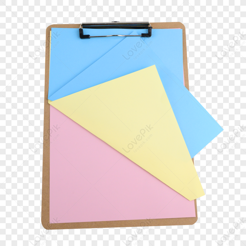 A4 Paper With Plywood And Colored Corners,line,writing PNG White ...