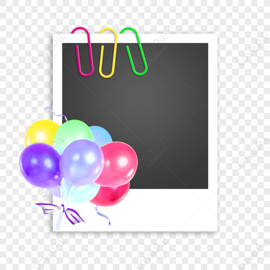 cadre de ballons png