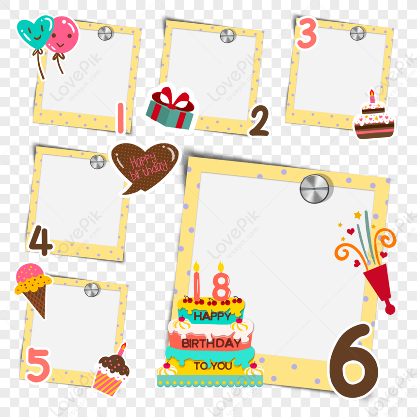 Frame Set Sweet Confection Chocolate Cake Stock Vector (Royalty Free)  1097426615 | Shutterstock