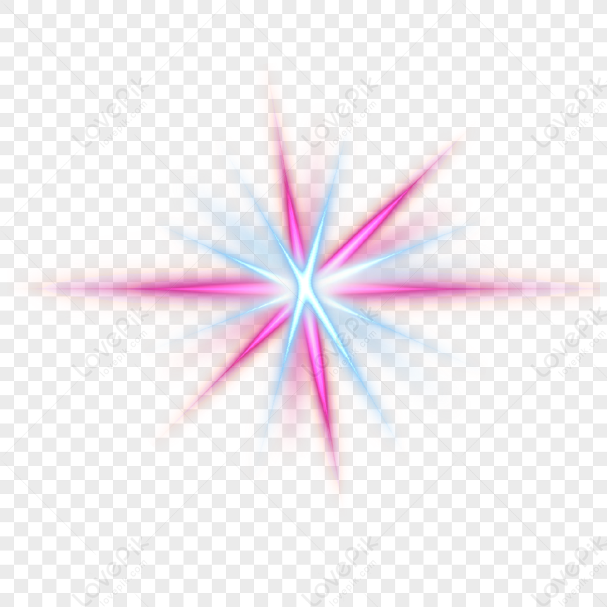 Cross Burst Emission Blue-red Special Effect,strobe,cartoon PNG Image ...