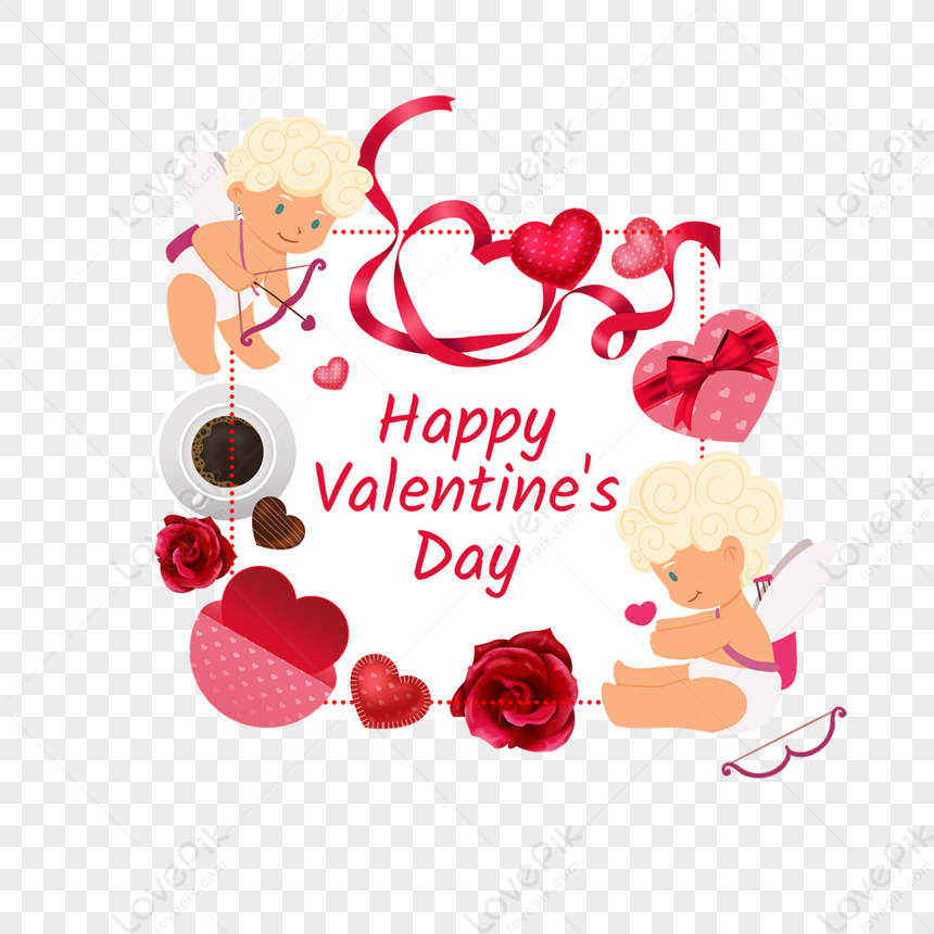 Cupido Arco E Freccia Confezione Regalo Fiore Amore Tag Di San  Valentino,amore Cupido,caffè,tag PSD Immagine Gratis, Grafica download su  Lovepik