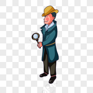 Vecchio Detective Che Tiene Una Lente Di Ingrandimento Clipart,presa,lente  Dingrandimento,tenere Il Bicchiere PSD Immagine Gratis, Grafica download  su Lovepik