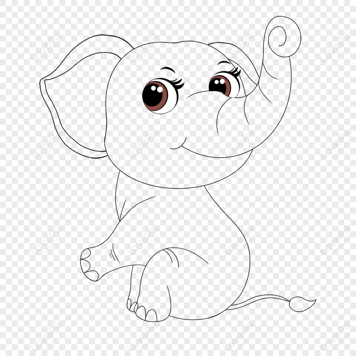 Funny Elephant Images, HD Pictures For Free Vectors Download - Lovepik.com