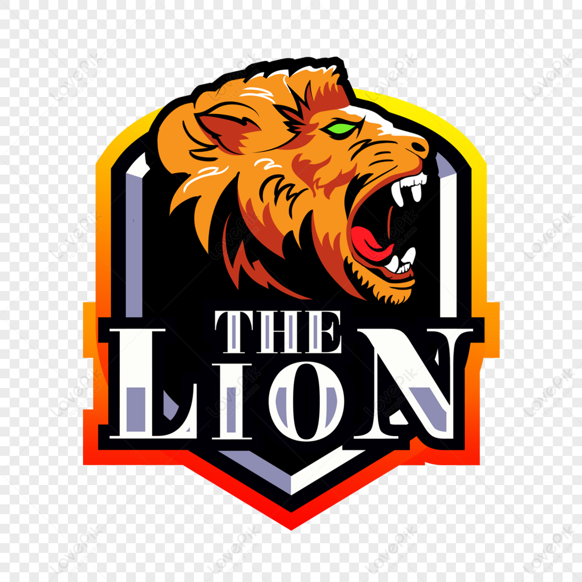 Lion Gaming Logo · Creative Fabrica
