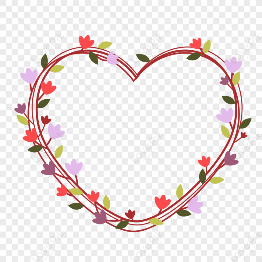 Фон в форме сердца, украшенный яркими цветами,икона изображение_Фото номер  380238353_PSD Формат изображения_ru.lovepik.com
