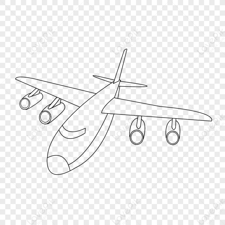 Photo de Atterrissage Avion Clipart Noir Et Blanc d clin clipart