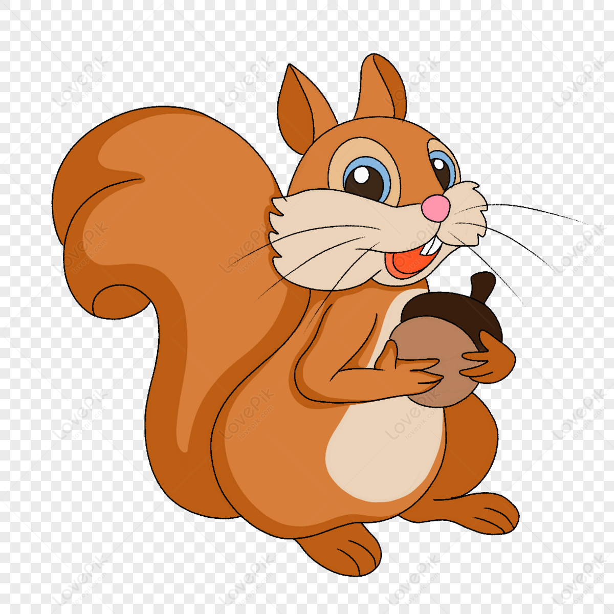 Lively Chipmunk Clip Art,anime,animal,herbivore PNG Image And Clipart