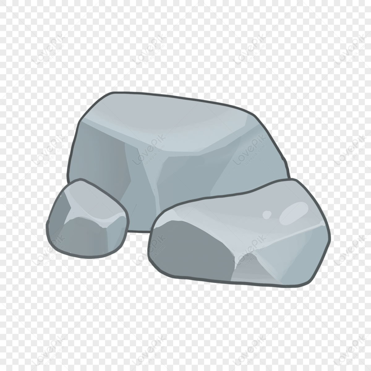 Pebble Rock Clip Art,white,smooth,cobblestone PNG Image And Clipart ...