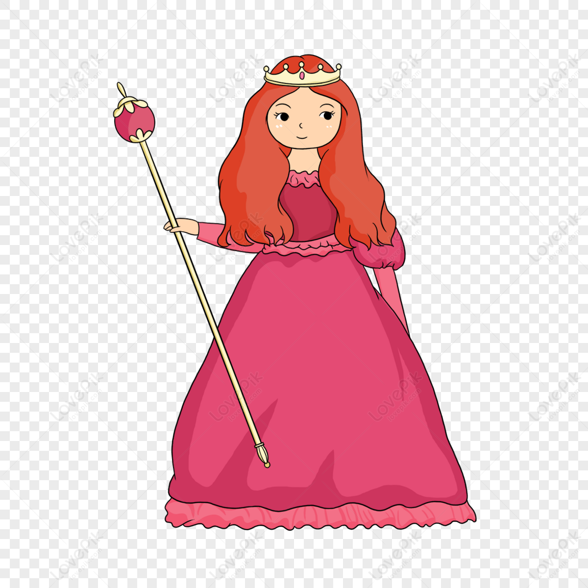 Queen Holding King Rod In Hand Clipart,cartoon Character,holding Hands ...