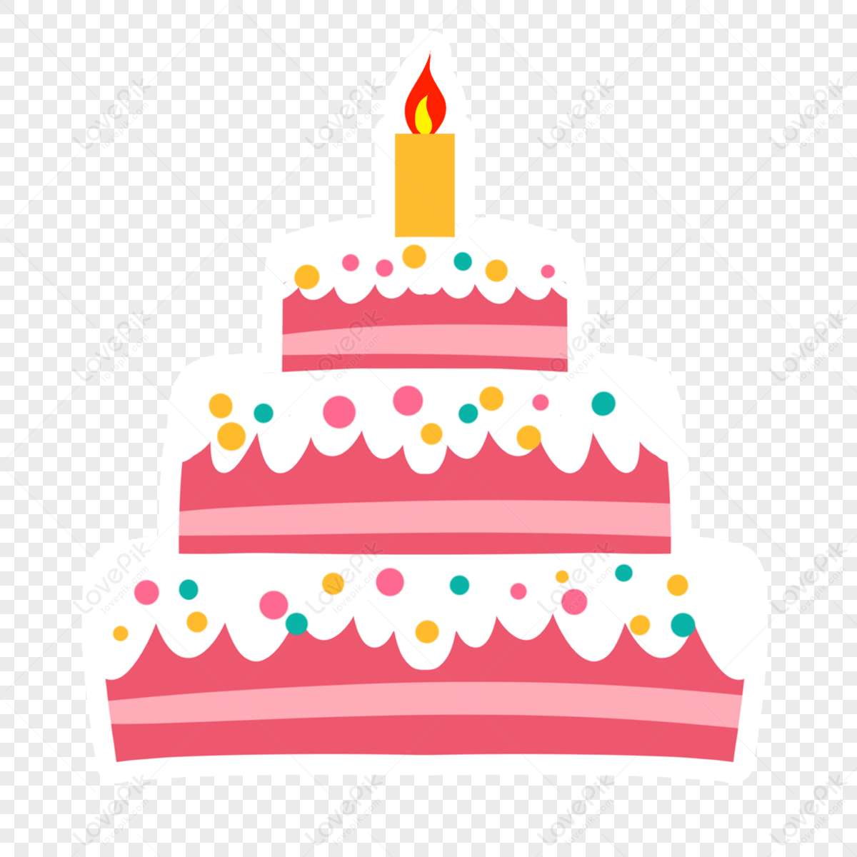 Cake Sticker PNG Transparent Images Free Download | Vector Files | Pngtree