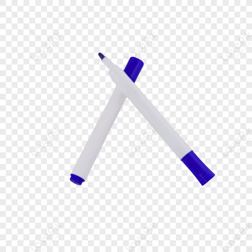 Two Blue Markers Stacked, Marker Clipart, Blue, Marker PNG Transparent  Image and Clipart for Free Download