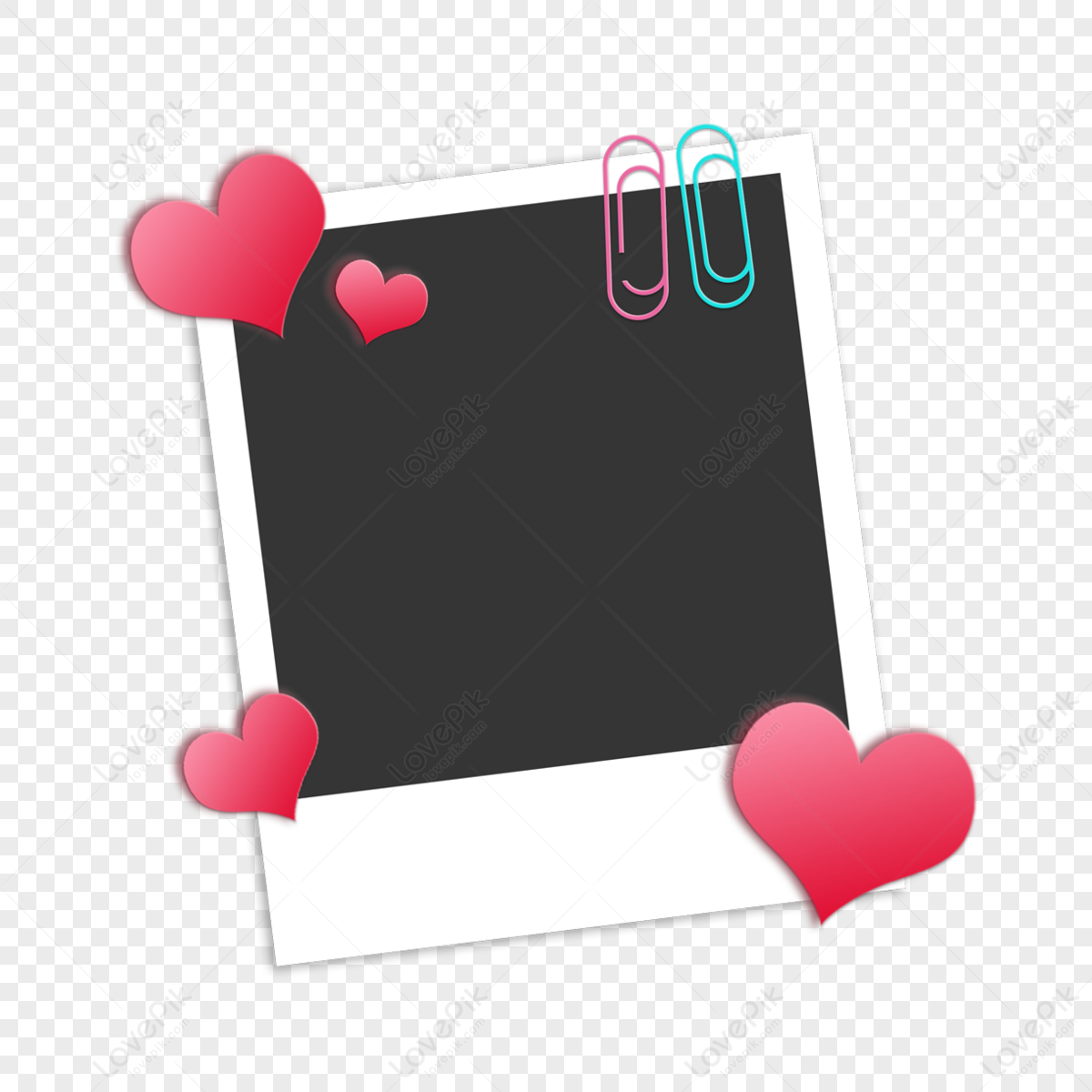 Valentine Love Frame Background 16583179 PNG