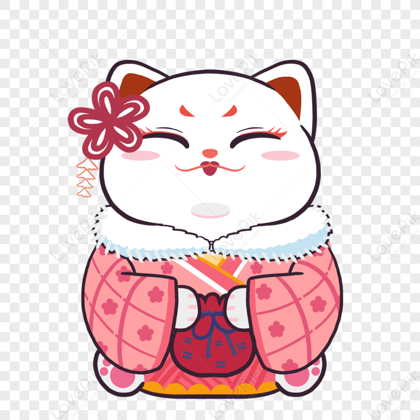 Gatto Fortunato Del Kimono Giapponese Di Trucco Bello,bellezze  Giapponesi,ragazza PSD Immagine Gratis, Grafica download su Lovepik