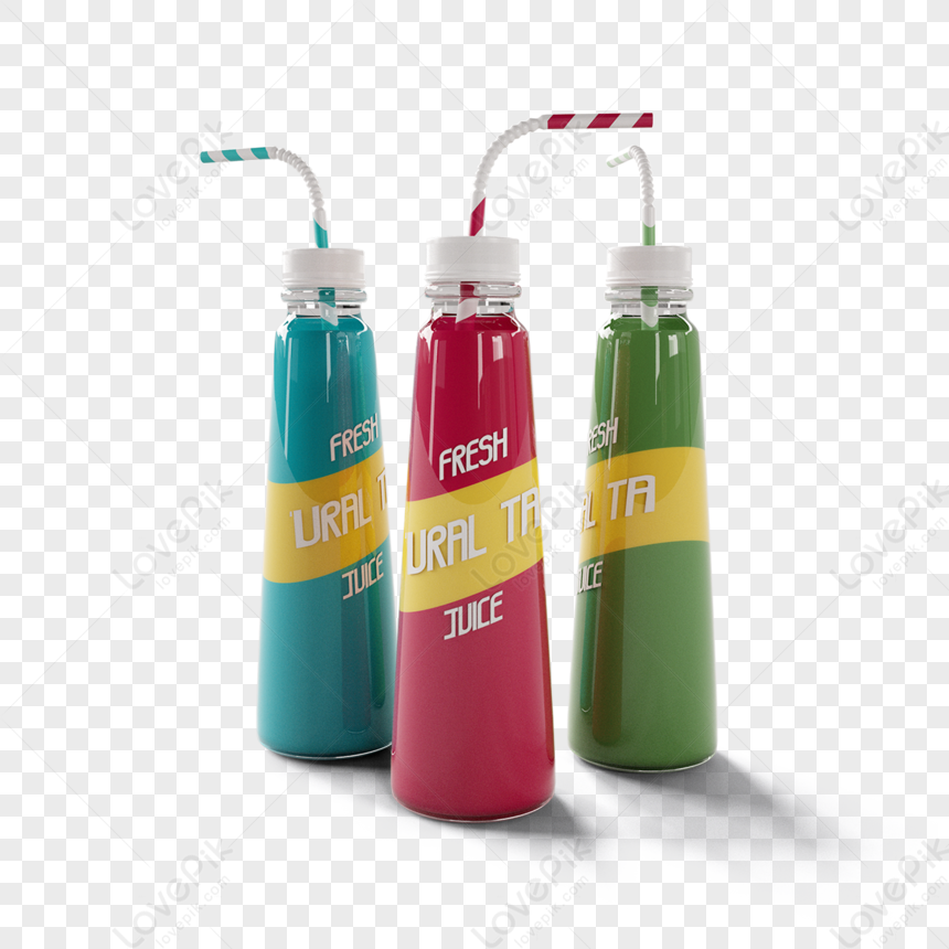paille plastique couleurs, tiges à ballon Stock Photo