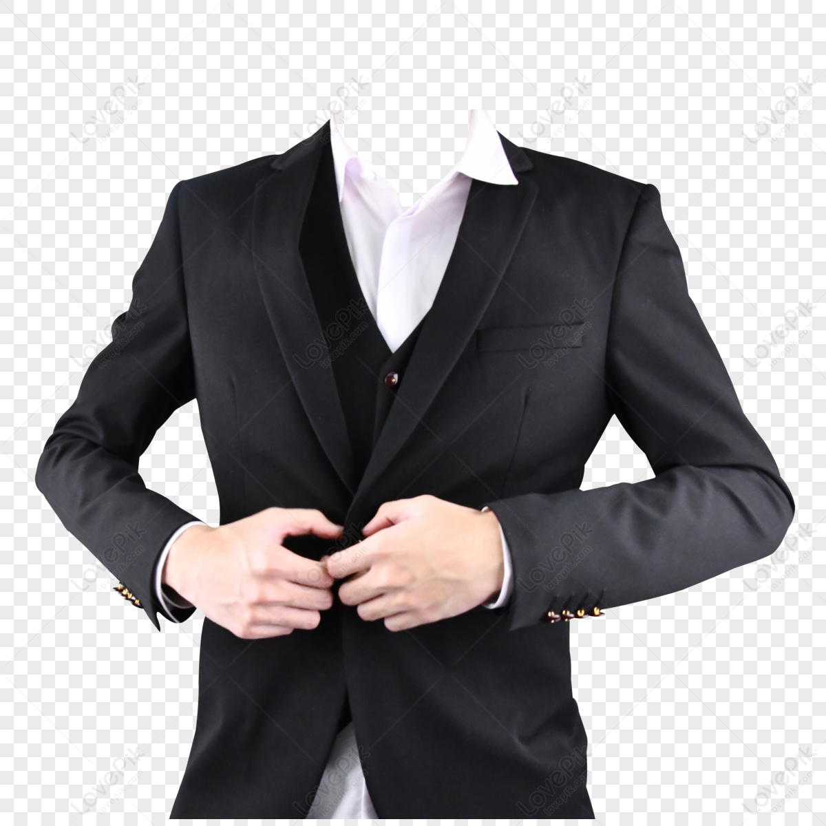 finishing the black suit,man,the man,arrange png image free download