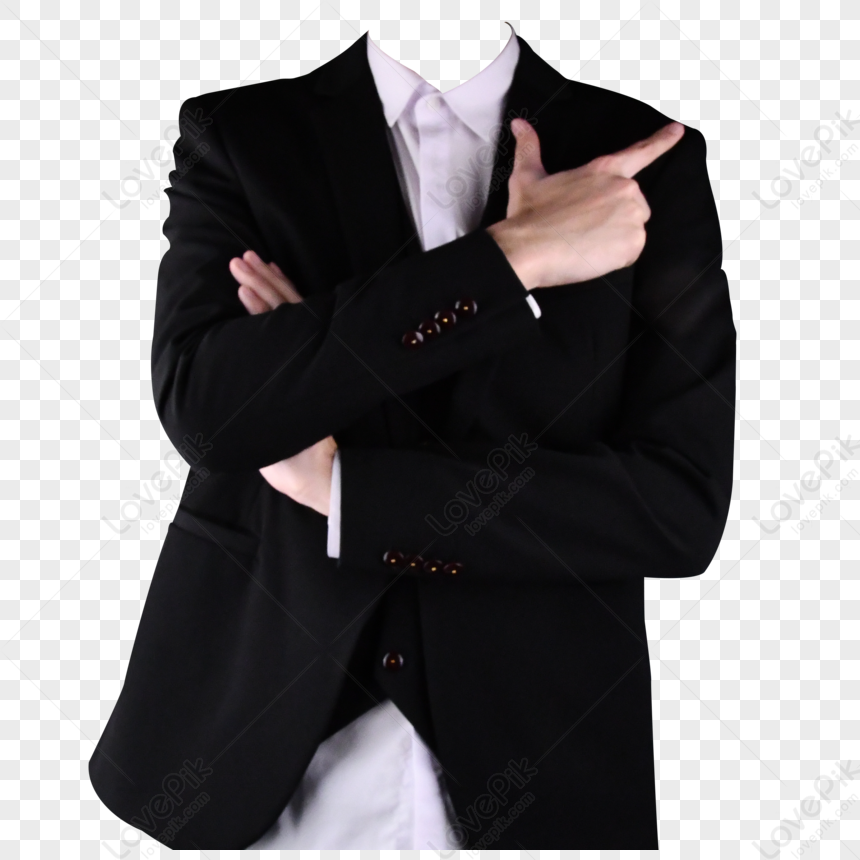 Black Suit, White Shirt, Black Tie, Suit PNG Transparent Clipart