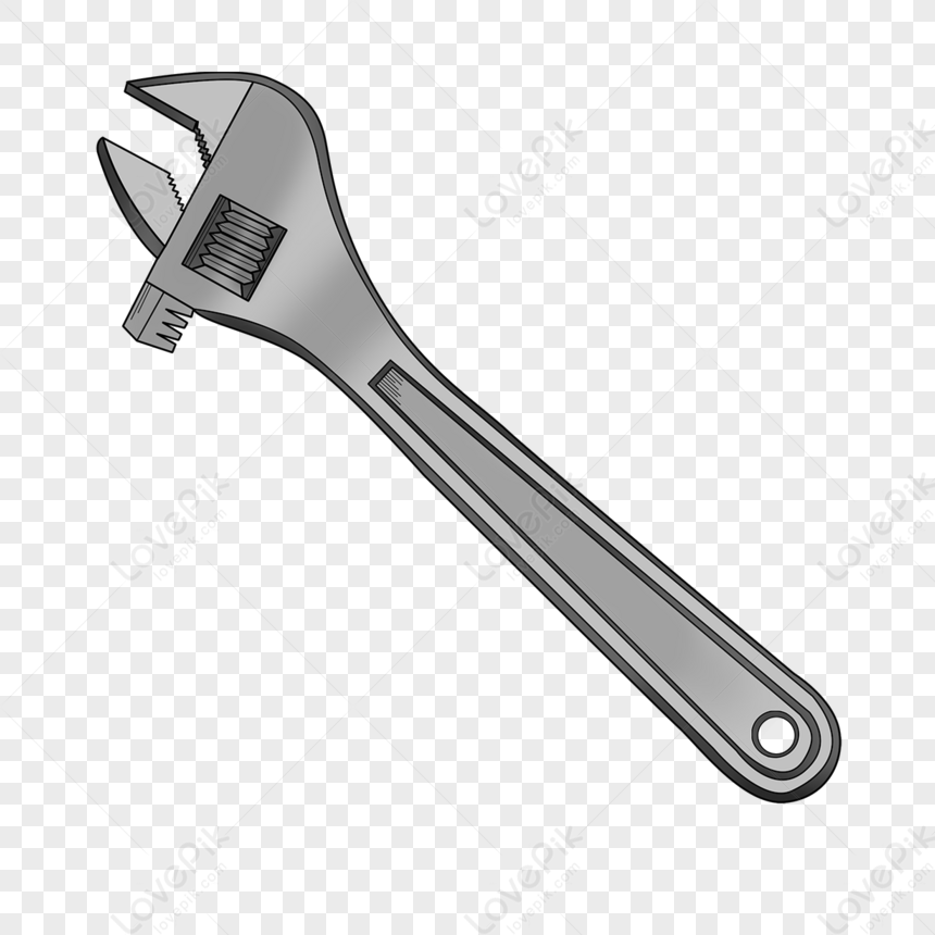 Metal Monkey Wrench Tool Clip Art,sining Clipart,sining,metal Larawan ...