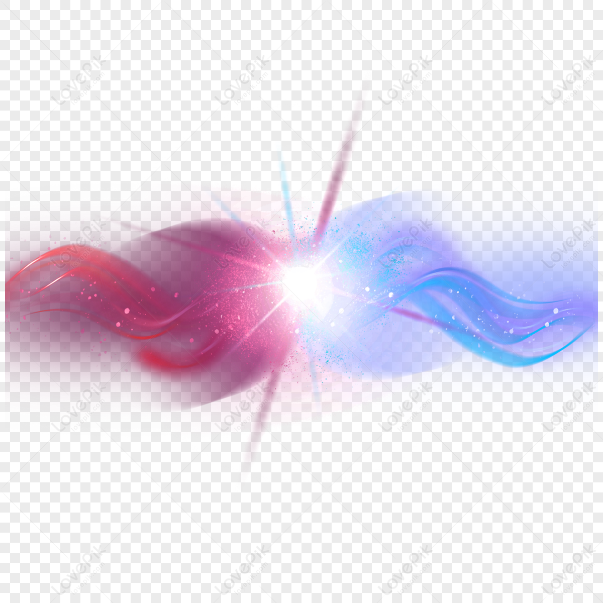 Beam Collision Light Effect,abstract,impact,red Png Image And Clipart 