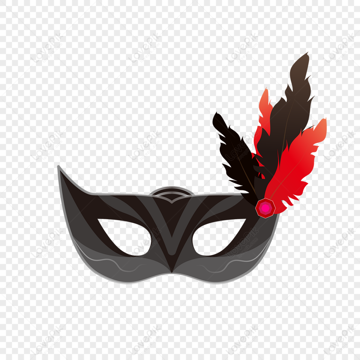 Black Cat Carnival Mask,venice Carnival,material,black Cats PNG ...