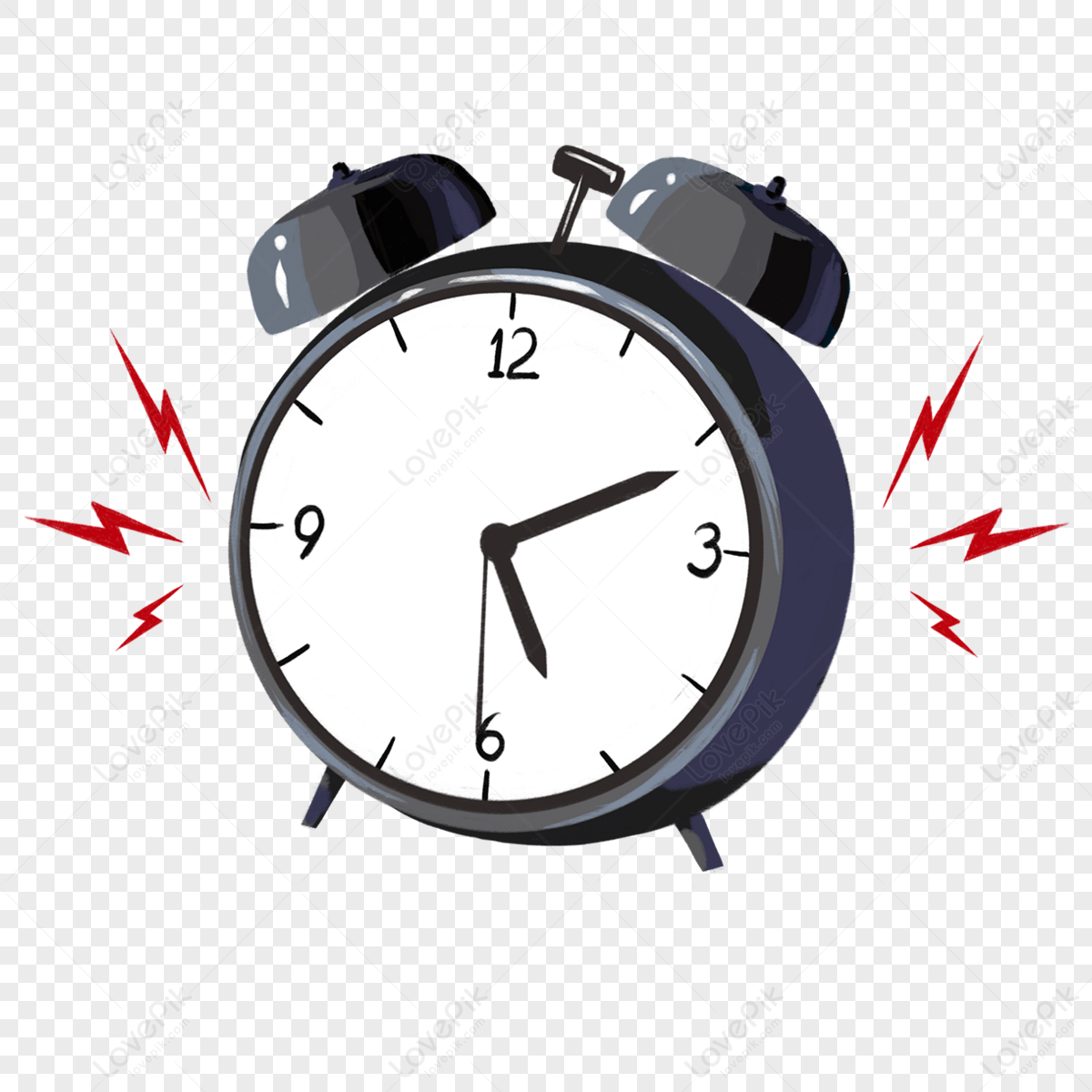 Black Gray Alarm Clock Red Alarm Clipart,black And Gray,sirens PNG ...