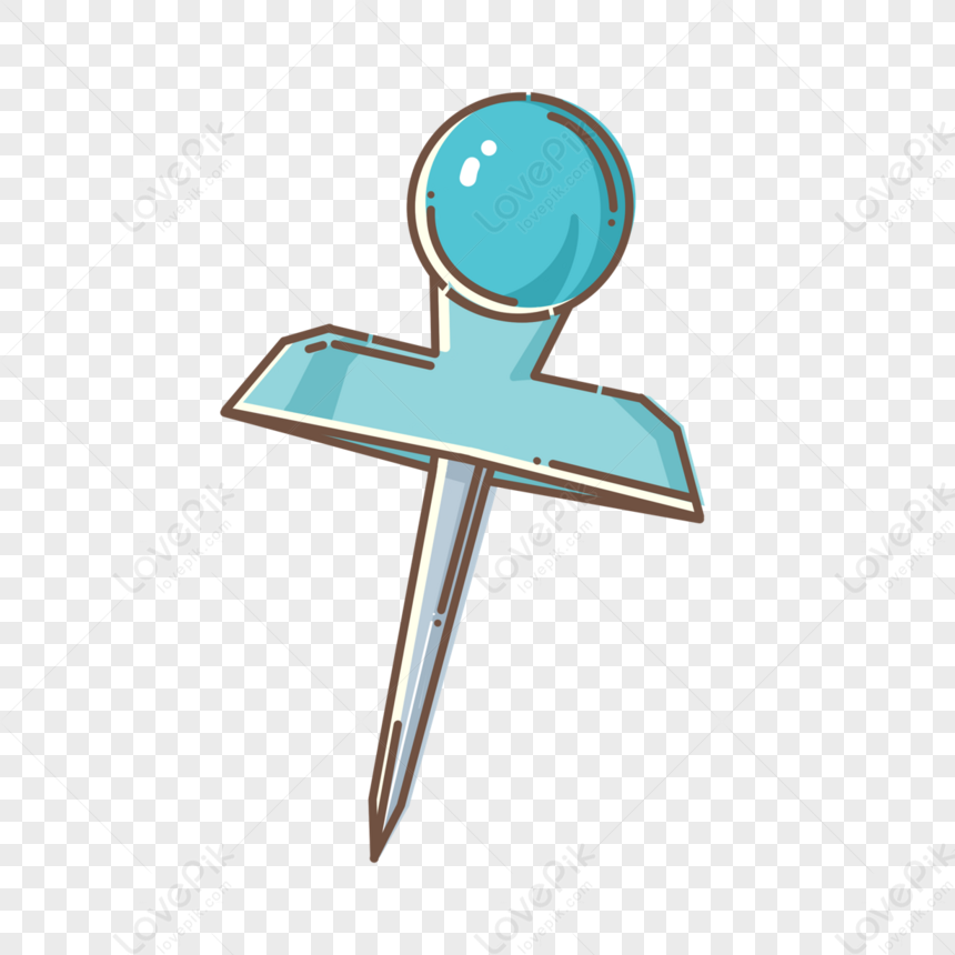 Blue Tack Pin Clip Art,thumbtack,tack Pins PNG Image Free Download