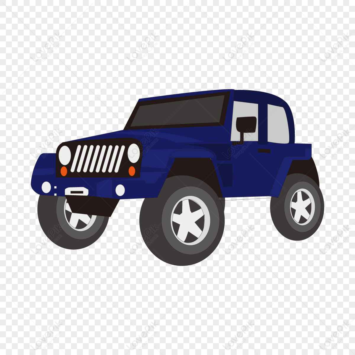 Blue jeep clipart png picture
