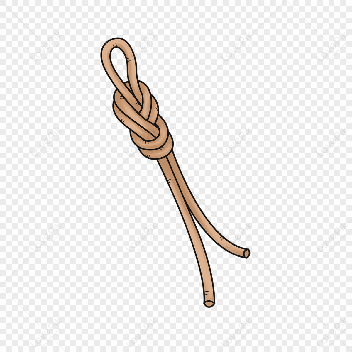 Binding And Knotted Long Strong Rope, Safety Rope, Tie, Cord PNG  Transparent Image and Clipart for Free Download