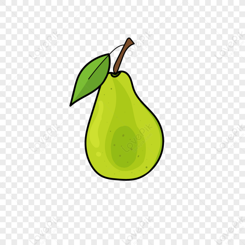 Colored Fruit Sydney Green Pear Clip Art,pyrus Bretschneideri,gradient ...