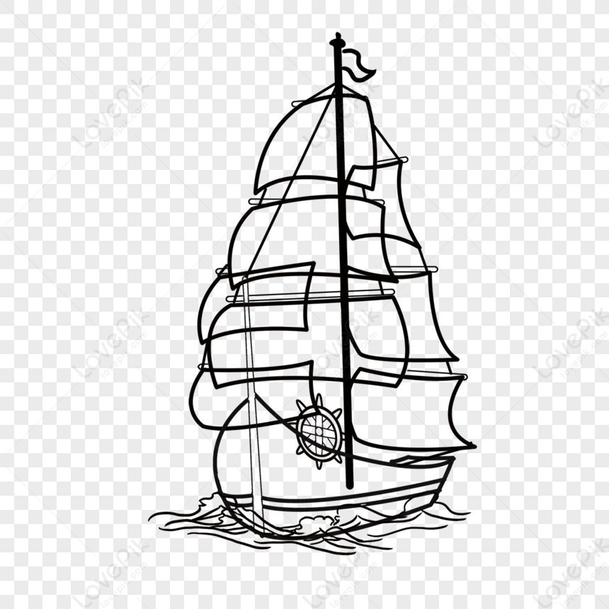 Cool Ship Clipart Black And White,ferry,ship Drawing PNG Hd Transparent ...