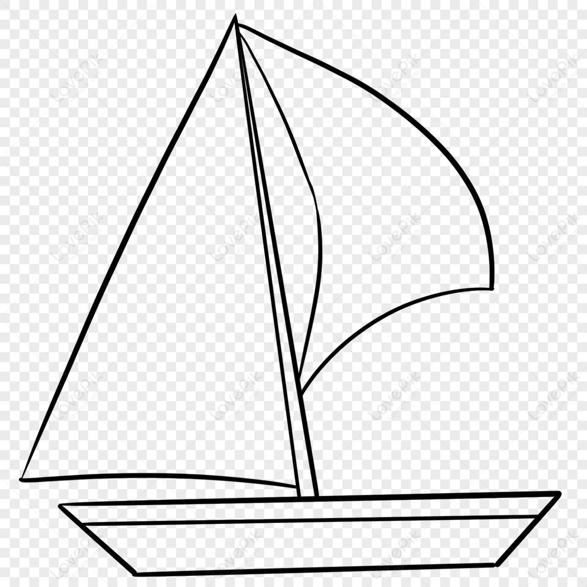 Cute little sailboat clipart black and white,ferry,small sailboat png transparent background