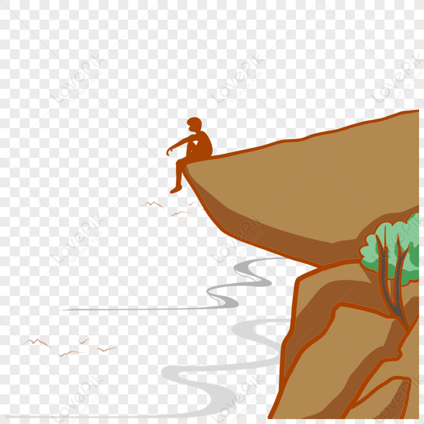 Fracture Cliff Clip Art,rock,steep Cliffs,cloud Free PNG And Clipart ...