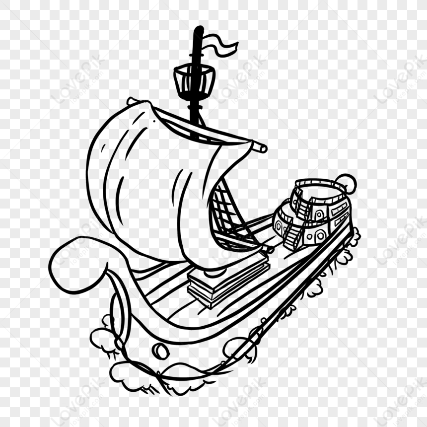 Grand Boat Clipart Black And White,grandiose,grand Ship PNG White ...