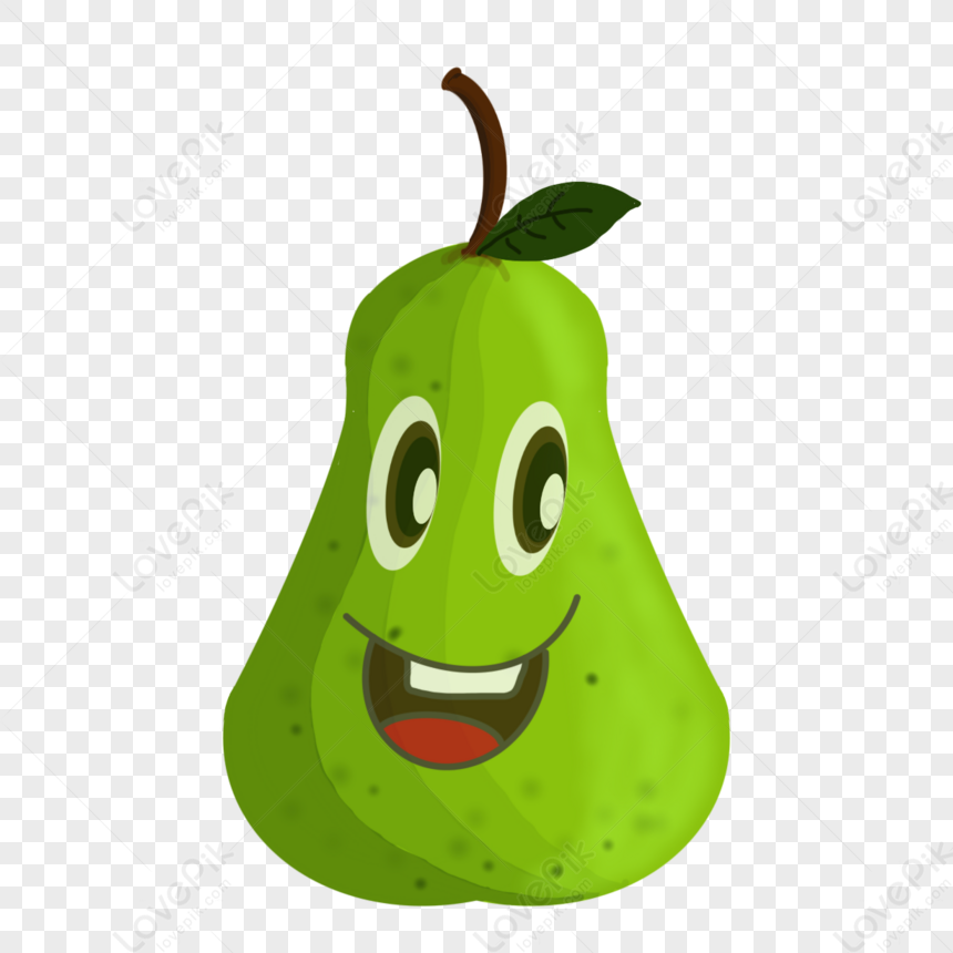 Green Pear Clip Art,fruit,pears PNG Transparent Background And Clipart ...