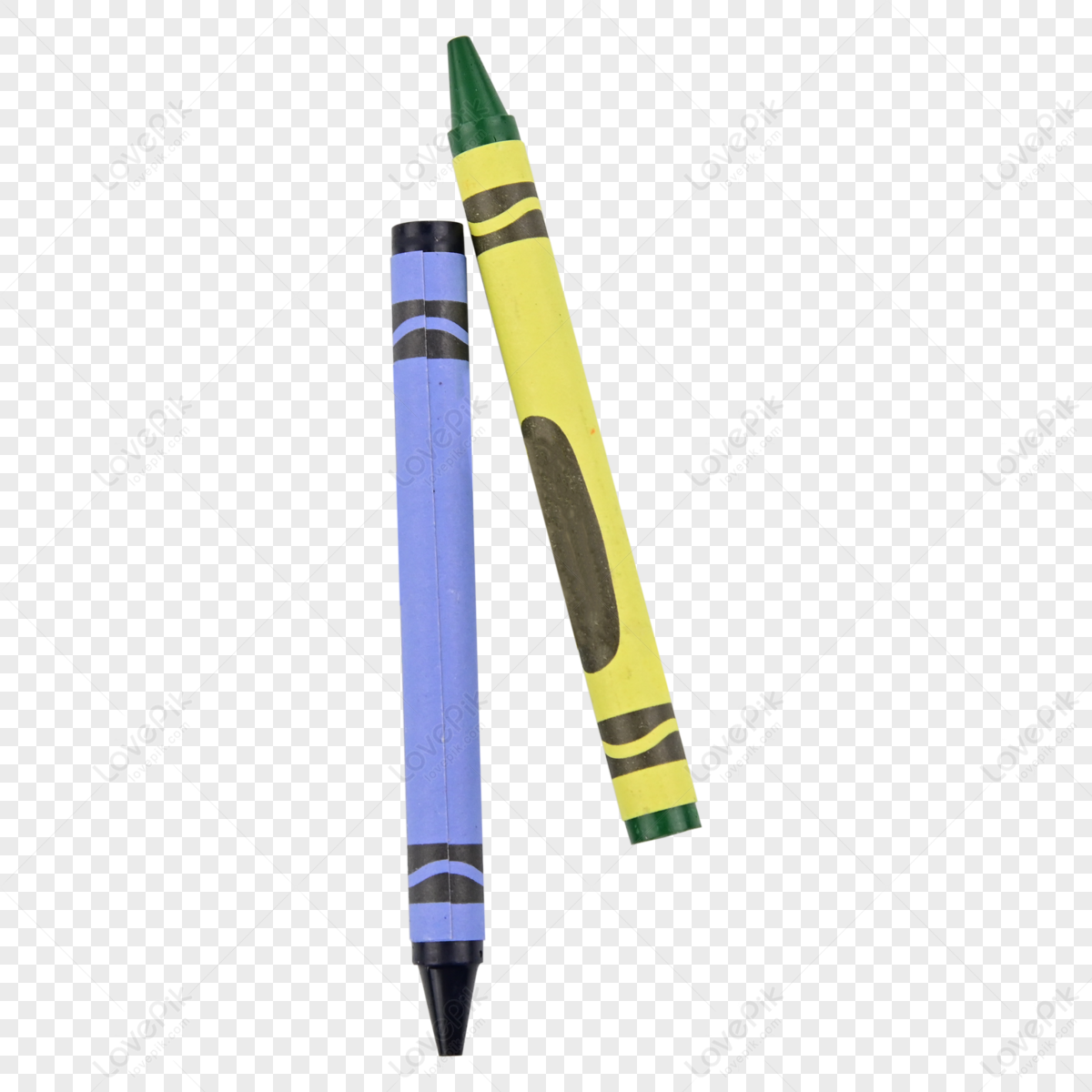 Green Crayon And Cyan Crayon,paint,color,child Free PNG And Clipart ...