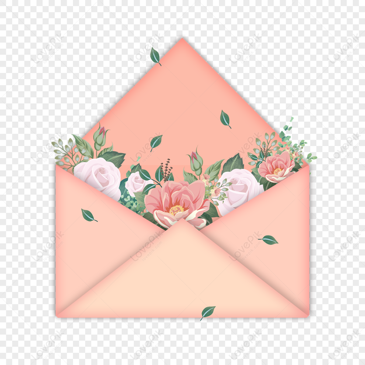 Beautiful Girl Petals Border, Mother's Day, Border, Envelope PNG  Transparent Image And Clipart Image For Free Download - Lovepik